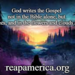 God writes the gospel...